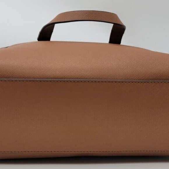 Calvin Klein Medium Brown Lug Satchel (Gold Hardware) - Picture 3 of 7